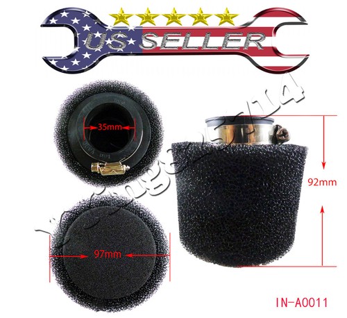 35mm foam air filter - foam, pod