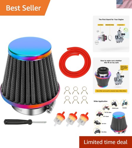 38mm air filter rainbow - 38mm, for