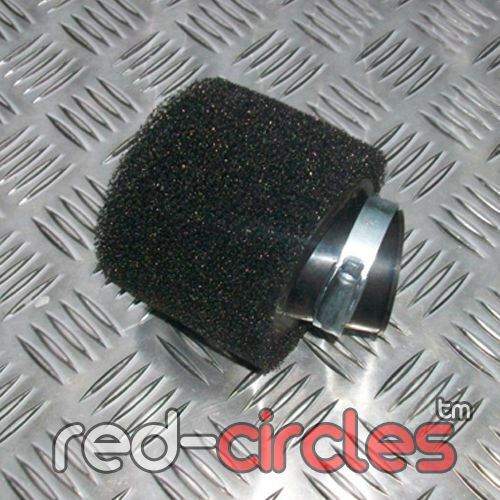 Angled black 38mm pit dirt - black,