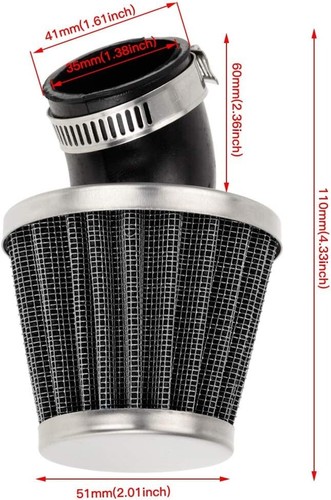 35mm air filter 50cc - air,