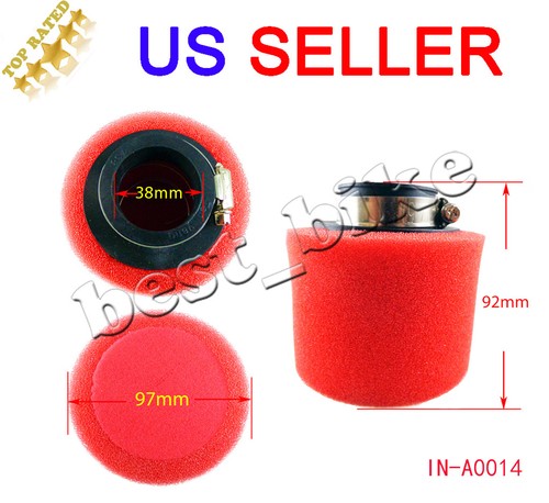 38mm red foam air - 38mm, filter